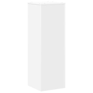 vidaXL augu plaukts, balts, 33x33x100 cm, inženierijas koks