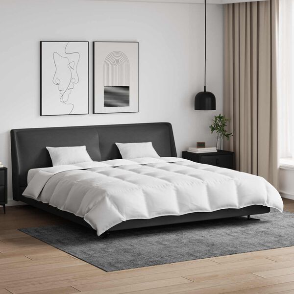 vidaXL Segas komplekts ar spilvenu 3 pcs Balts Dūnu spalva