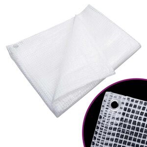 vidaXL brezenta pārklājs, smalki austs, 140 g/m&sup2;, 2x3 m, balts