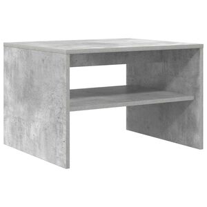 vidaXL Kafijas galdiņ&scaron; Betona pelēks 60 x 50 x 40 cm Inženierijas koks