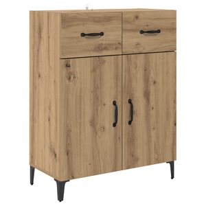 vidaXL Puse Artisānā ozols 69,5 x 34 x 90 cm Inženierijas koks