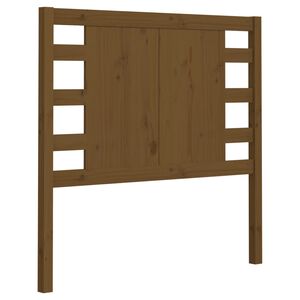 vidaXL galvgalis, medus brūns, 96x4x100 cm, priedes masīvkoks