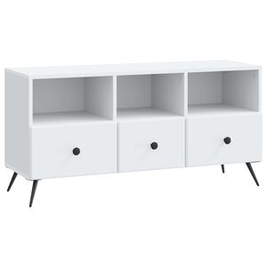vidaXL Televizora skapī&scaron;a Balts 102 x 34,5 x 50 cm Inženierijas koks