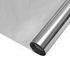 vidaXL Statiskā atstarojo&scaron;ā saules logu plēve Sudraba 45 x 2000 cm PVC