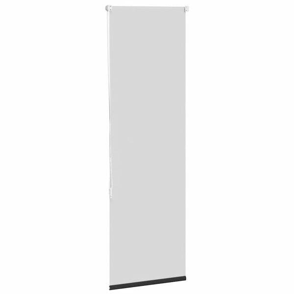 vidaXL rullo žalūzija melna 45x130 cm auduma platums 40,7cm poliesters