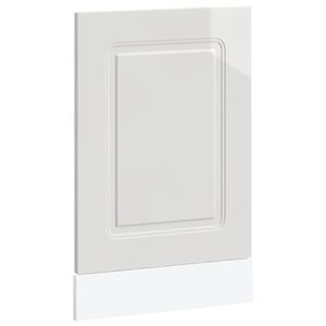 vidaXL trauku mazgājamās ma&scaron;īnas panelis Kalmar balts 45x1,5x57 cm