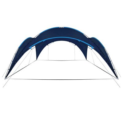 vidaXL svinību telts, arkveida, 450x450x265 cm, tumši zila