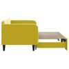 vidaXL izvelkams dīvāns, dzeltens, 90x200 cm, samts