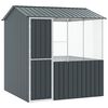 vidaXL Putnu būris Antracīts 215 x 209 x 230 cm Cinkots tērauds