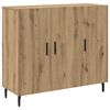 vidaXL Puse Artisānā ozols 90 x 34 x 80 cm Inženierijas koks