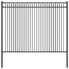 vidaXL Dzinēja žogs BAARLO 200 x 200 cm Melns