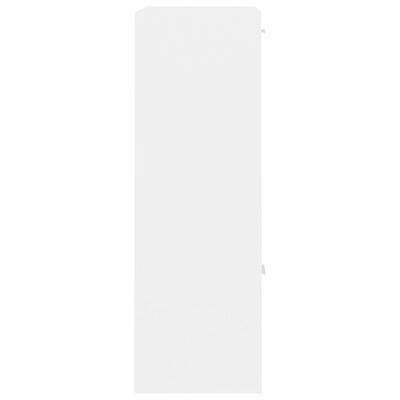vidaXL skapis, balts, 60x29,5x90 cm, kokskaidu plāksne