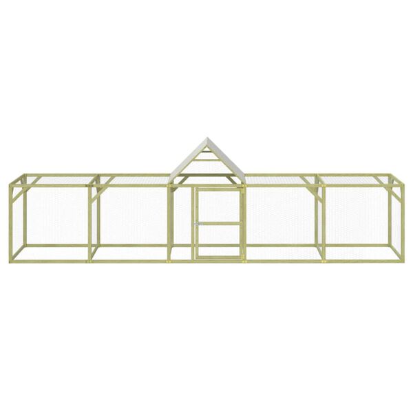 vidaXL vistu būris, 500x100x150 cm, impregnēts priedes masīvkoks