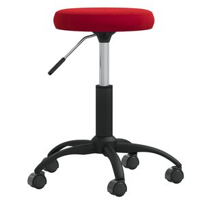 vidaXL masāžas krēsls, samts, vīna sarkans