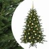 vidaXL Mākslīgā Ziemassvētku egle ar bumbiņu 120 cm 150 LED