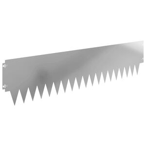 vidaXL Zāliena Apmale 30 gab. 103 x 25 cm Tērauds Sudraba