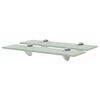 vidaXL sienas plaukti, 2 gab., 40x20 cm, 8 mm, stikls
