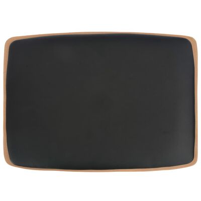 vidaXL bāra krēsli, 4 gab., melna mākslīgā āda