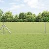 vidaXL Žoga āķis Sudraba 25 x 0,8 m (25 x 25 mm acs) Tērauds