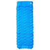 vidaXL pa&scaron;piepū&scaron;ams kempinga matracis, spilvens, vienvietīgs, zils