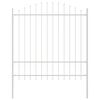 vidaXL Dārza žogs WOERDEN 7 gab. 170 x 215 cm Balts