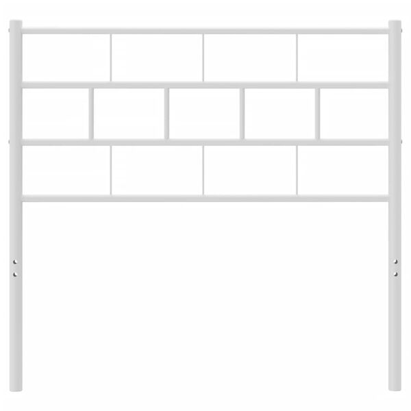 vidaXL rezerves galvgalis, balts, metāls, 75 cm