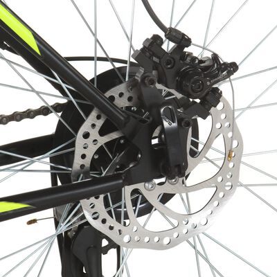 vidaXL kalnu velosipēds, 21 ātrums, 27,5'', 50 cm, melns