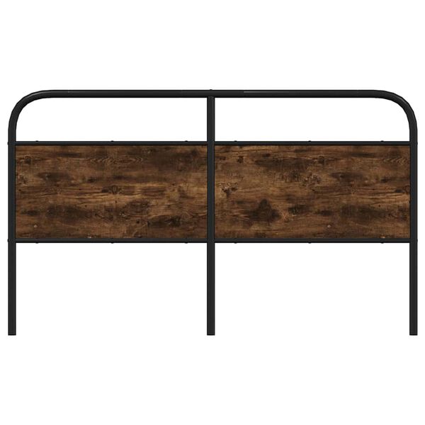 vidaXL rezerves galvgalis, ozolkoka krāsa, 150 cm, tērauds un inženierijas koks