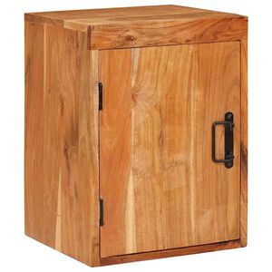 vidaXL Naktsgaldiņ&scaron; Brūna 35 x 33 x 48 cm Cieta koka akācija