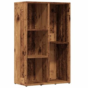 vidaXL grāmatu plaukts, veca koka, 50x25x80 cm, inženierijas koks