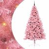 vidaXL Mākslīgais LED Ziemassvētku eglīte su 300 LED Rozā 240 cm PVC