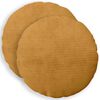 vidaXL Spilvenu pārvalks 2 pcs HEERLEN Dzeltena &Oslash; 40 cm kordurojs