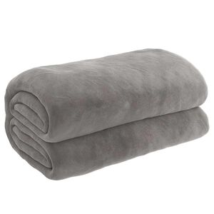 vidaXL smaguma sega ar pārvalku, pelēka, 120x180 cm, 5 kg, audums