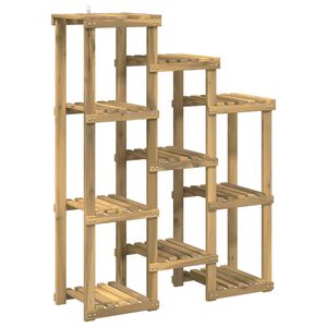 vidaXL Augu statīvs Balts 85 x 30 x 114,5 cm Cietā akācijas koks
