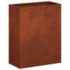 vidaXL Dārza stādītājs Rūsa 40 x 20 x 40 cm Novecināts tērauds