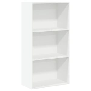vidaXL grāmatu plaukts, balts, 60x30x114 cm, inženierijas koks