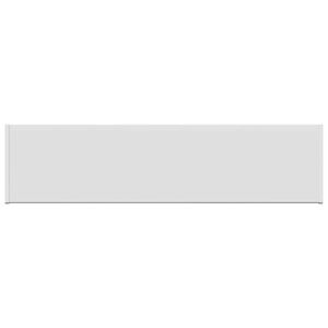 vidaXL Logu palodze Balts 80 x 20 x 4,5 cm PVC