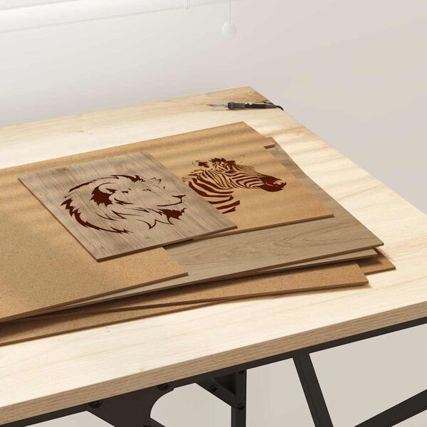 vidaXL Dekora Paneli 50 pcs Artisānā ozols 30 x 42 x 0.27 cm