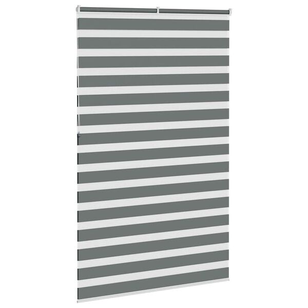 vidaXL žalūzijas zebra 140x230 cm auduma platums 135,9 cm poliesters
