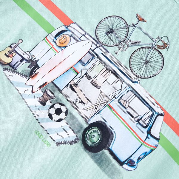 Bērnu T-krekls, gai&scaron;a piparmētru, 104