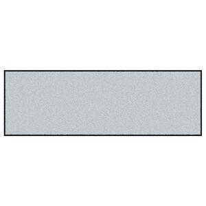 vidaXL Durvju paklājs Cits Pelēks un melns 60 x 180 cm