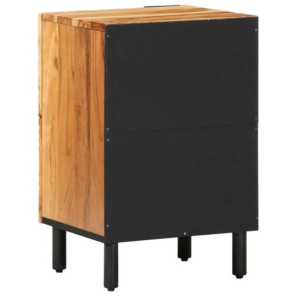 vidaXL Vannas istabas izlietnes skapītis ar plauktu Inženierijas koks