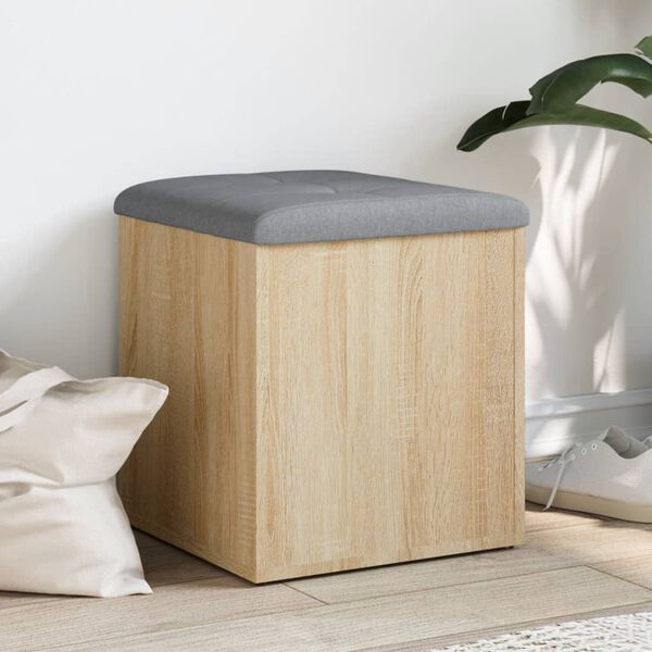 vidaXL uzglabā&scaron;anas sols, Sonoma ozols, 42x42x45 cm, inženierkoks