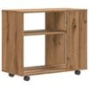 vidaXL Sānu galdiņ&scaron; Artisan Oak 70x35x60,5 cm Engineered Wood