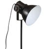 vidaXL grīdas lampa, 25 W, melna, 35x35x65/95 cm, E27