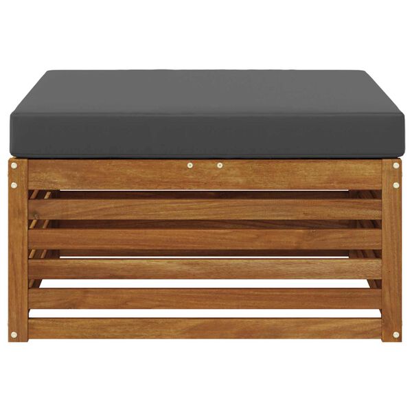 vidaXL Āra krēsls Cietā akācijas koks Dabiska