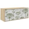 vidaXL Sienā montējams TV skapis GOTHA 102 x 33 x 40 cm Sonomas ozols
