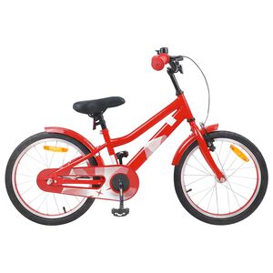 vidaXL Bērnu Velosipēds 18 Collas 5-7 gadiem Sarkana