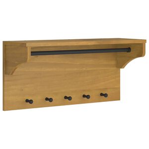 vidaXL Pie sienas stiprināms mēteļu pakaramais SANDNES 87x30x42 cm