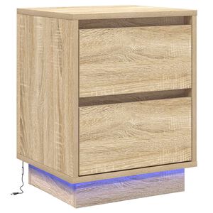 vidaXL Nakts skapītis Sonoma ozols 39 x 34,5 x 50 cm Inženierijas koks